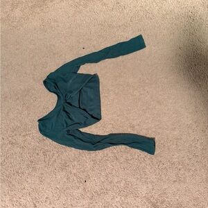 Emerald Long Sleeve Crop Top